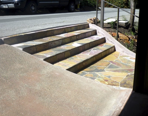 New, safe steps leading to entry