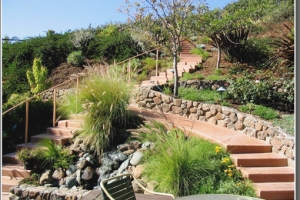 Challenge: A steep hillside in the sun