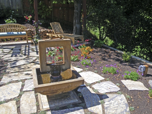Back yard after the work
