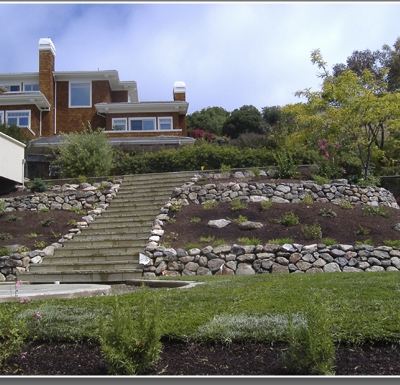 After: including a small lawn