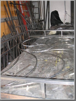 Welding the frame
