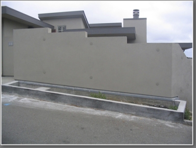 Before view of planting bed