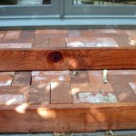 How to Build a Brick Step on a Wood Deck